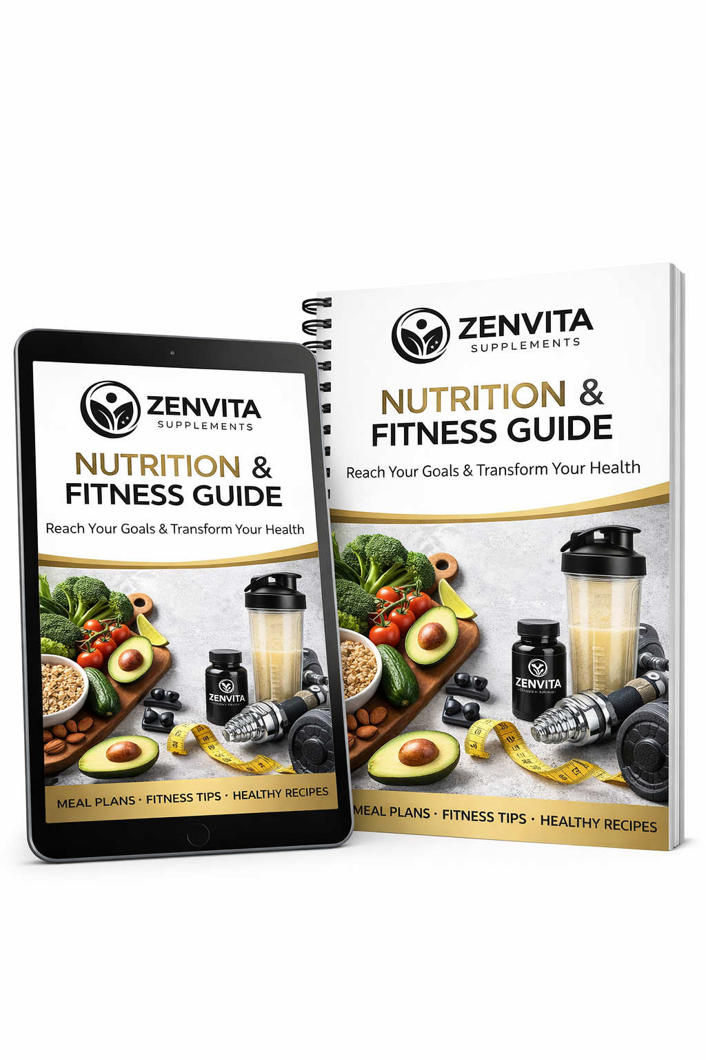 ZenVita Supplements Nutrition & Fitness Guide – Meal Plans, Workouts & Healthy Lifestyle System