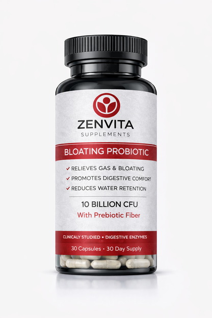 Zenvita Bloating Probiotic – 10 Billion CFU & Digestive Support